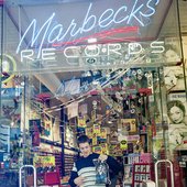 Hanging out at Marbecks Records