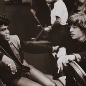 James Brown and Mick Jagger