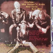 Back cover for their 1995 EP 'Cruiser'