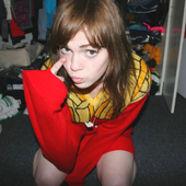 red jumper