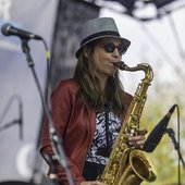 Sharel Cassity at the 2021 Hyde Park Jazz Festival