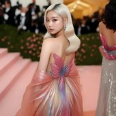 LILIE IN THE METE GALA