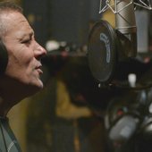 Big Red Writing - Kim (lead singer) In the studio
