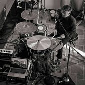 sam on the drums