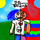 cover art for UPcuMing alvum DA BALDING