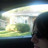 In a car