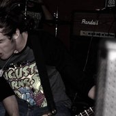Philip Jewell playing bass for Covine