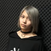 Saya in the studio