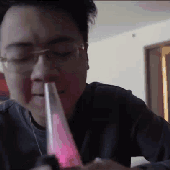 Erick Khan nose dab gif