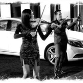 Fuse electric violinists launching the new Mercedes-Benz in India