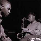 Jimmy Smith and Ike Quebec during Smith’s Plain Talk/Open House session, Englewood Cliffs NJ, March 22 1960