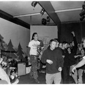McMinnville, OR, late 1991. Punks vs. Rockers.