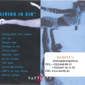 Living In Sin - Back Cover