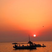 Sunset at Café del mar