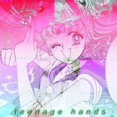 teenage hands