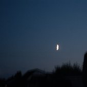 i looked up to the moon