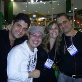 Samuel, Evaristo, Rita e Alberto na EXPO CRISTÃ 2007