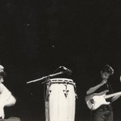 Arash, Chester and Mitra live, early 1989