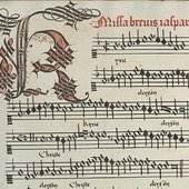 Partitura de Missa brevis, de Gaspar van Weerbekestart