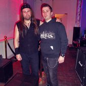 With Matthias Hechler (Crematory)