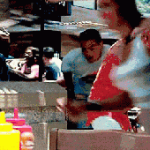 i believe this gif is from one of the jurassic park movies, i don't remember the context of jimmy being here