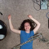 Melissa with Bass Flute