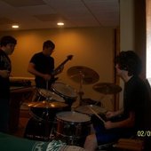 Early practice before we had a bassist