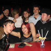 chiodos + their tour manager!!