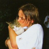 brad with cat