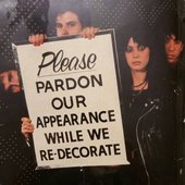 please pardon our appearence while we re-decorate