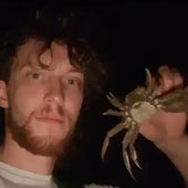 Hugo met krab