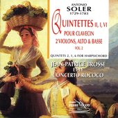 Soler : Quintettes pour clavecin, 2 violons, alto & violoncelle, vol.2