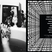 Cover art for Girl Sweat and Yugoslavian Boys split 12\"