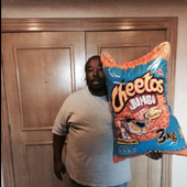 3 kilogram bag of cheetos