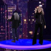 Кадр из клипа "Домой" - 2023 - группа "Аттракцион"- Askura Александр Шкуратов, Таня Шкуратова