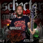 Schecter guitar ad