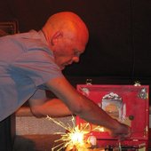 Cover of original work \"sparklers\" by Lee Patterson. 