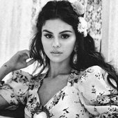 Selena B&W