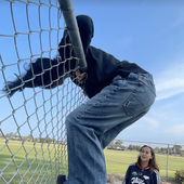 AJ ON DA FENCE!!!!!!!! EMILY 😬