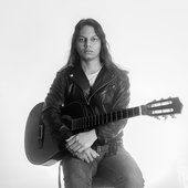 Geraldo PMJ with his guitar