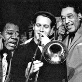 Louis Armstrong & Duke Ellington & Paul Newman