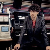 Jerry Harrison chilling in his home, 1985