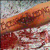 Makeup effect with E.B. logo