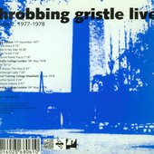 Throbbing Gristle Live - volume 2, 1977-1978 - cover back 2