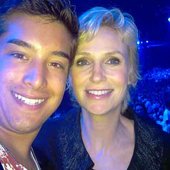 Adam Calvert & Jane Lynch