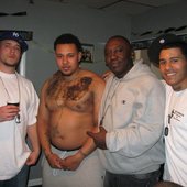 L2R: D.Talez, Billy Jr, Billy Sr and Matt