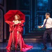 Jennifer Simard and Christopher Sieber in Death Becomes Her