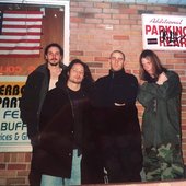 Ceremonium in front of club, Long Island, Feb 2002