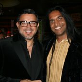 Latin Music Stars Anand Bhatt y Luis Enrique