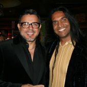 Latin Music Stars Anand Bhatt y Luis Enrique